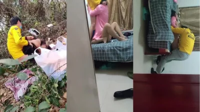 打野战要么家里干这哥们运气真好